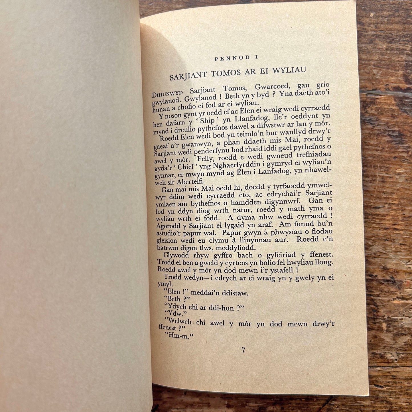 Y Corff ar y Traeth - T Llew Jones 1970 (Preloved)