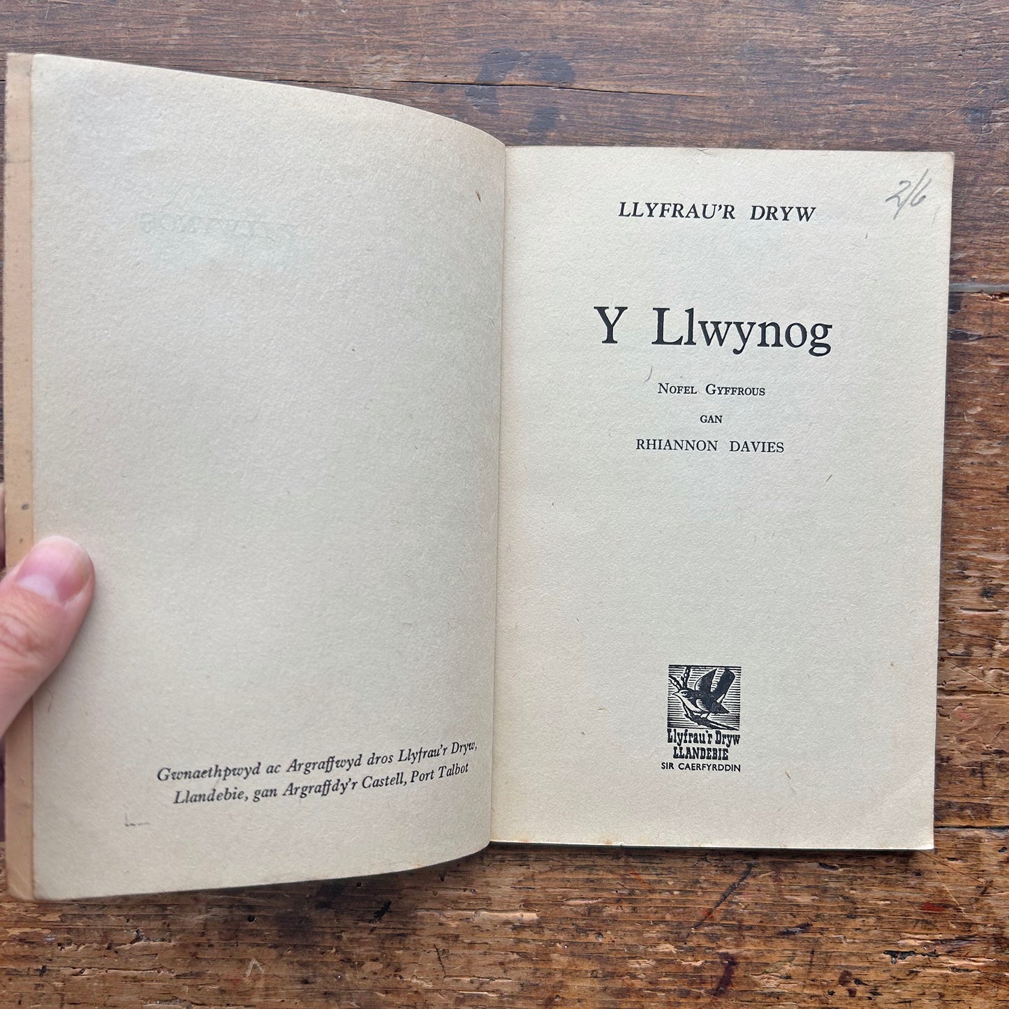 Y Llwynog - Stori Gyffrous - Rhiannon Davies (Preloved)