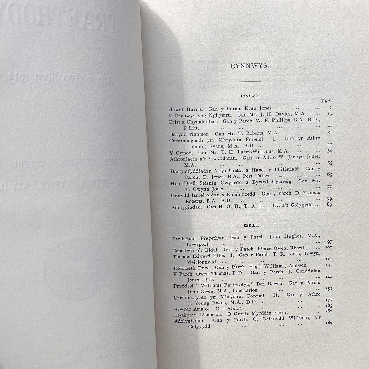 Y Traethodydd - Am y Flwyddyn 1913 (Preloved)