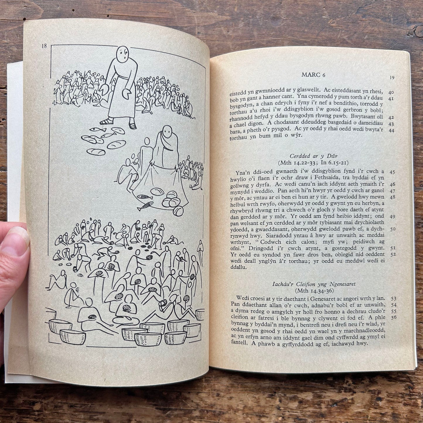 Yr Efengyl yn Ol Marc - The Gospel According to Mark - 1975 (Preloved)