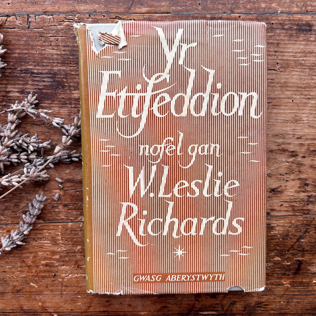 Yr Ettfeddion - Nofel Gan W. Leslie Richards - 1956 1st edition (Preloved)