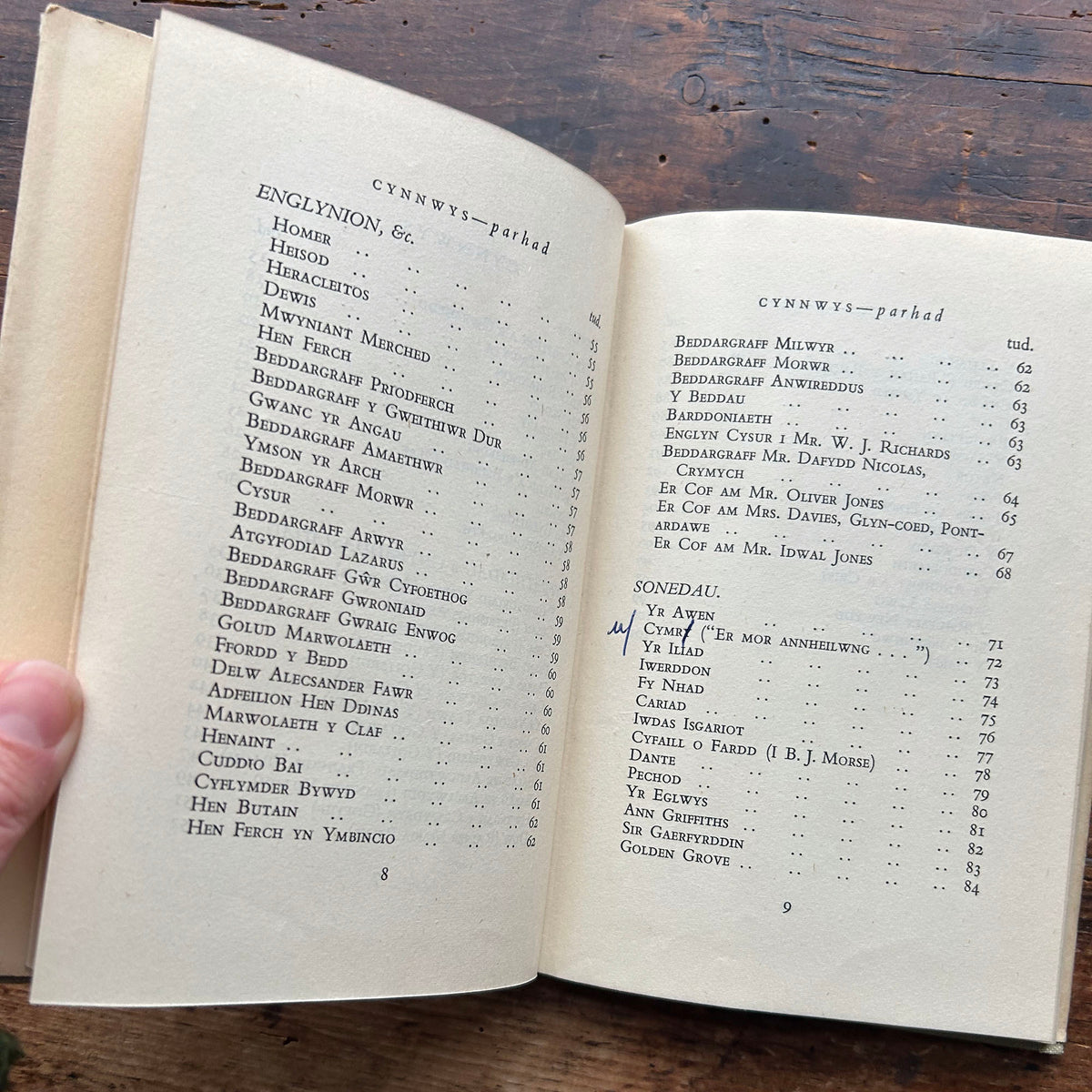 Ysgubau'r Awen - Gwenallt - Barddoniaeth 1951 (Preloved)