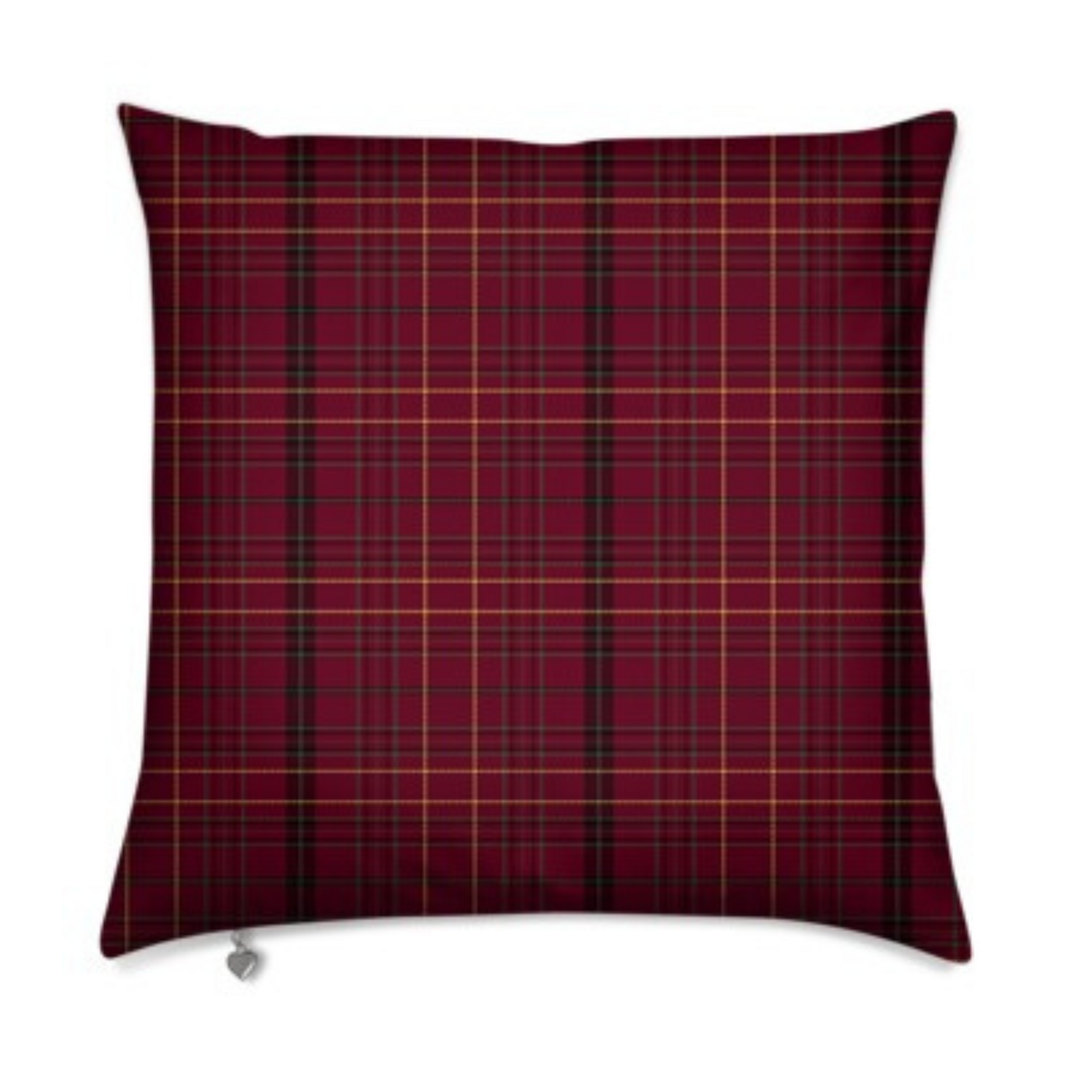 Cushion - Welsh Clan Tartan Wool - Your Surname - Square (Plain)