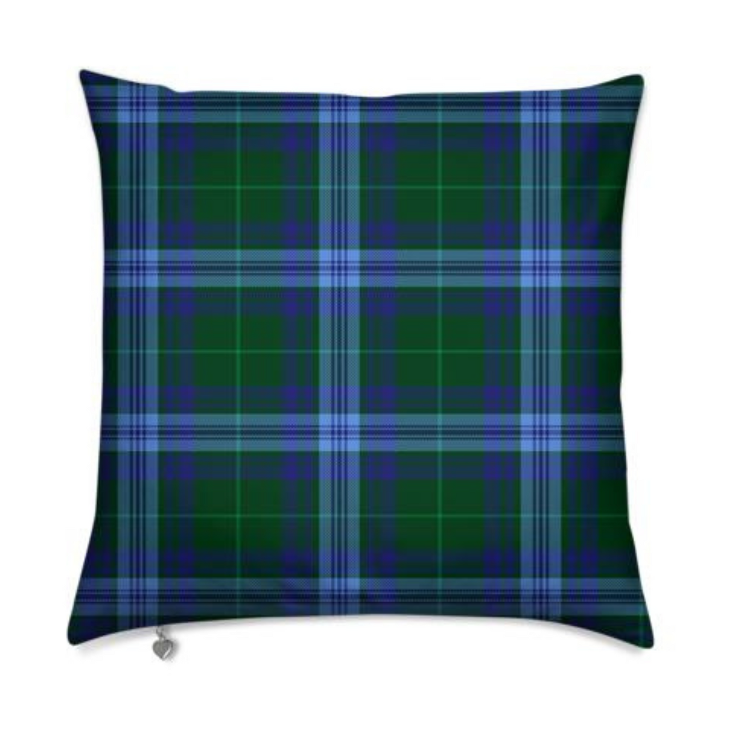 Cushion - Welsh Clan Tartan Wool - Your Surname - Square (Plain)