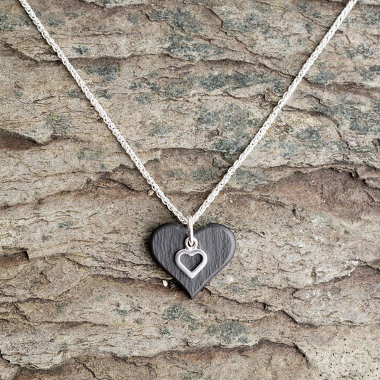 Necklace - Welsh Slate - 'Sioned'