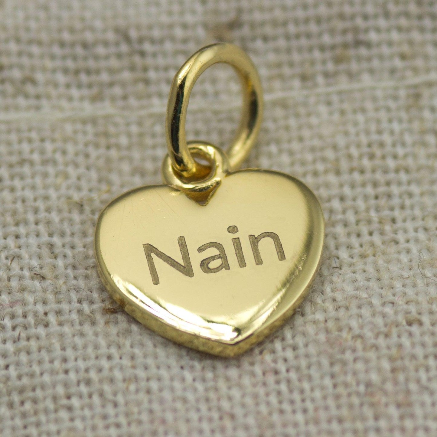 Pendant / Charm - Nan - Nain - Sterling Silver or Gold Plated-The Welsh Gift Shop