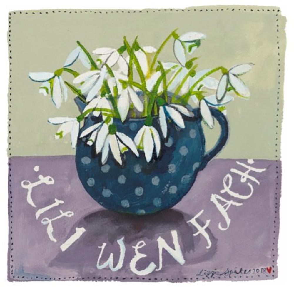 Card - Lili Wen Fach - Snowdrops