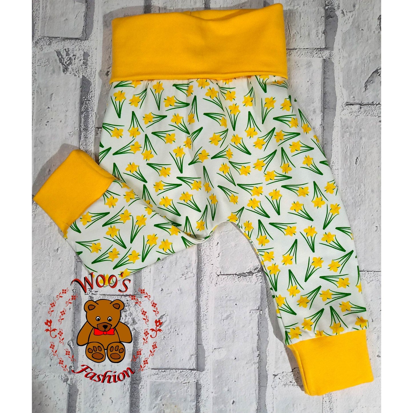 Leggings / Harem pants - Baby / Kids - Daffodil Print