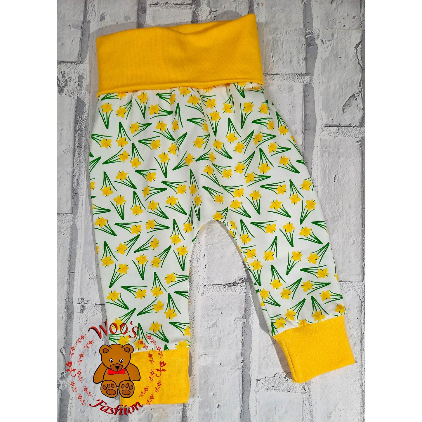 Leggings / Harem pants - Baby / Kids - Daffodil Print