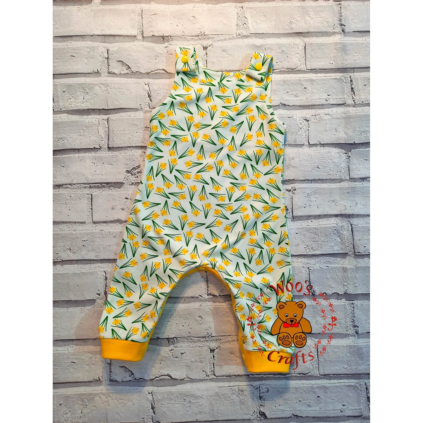 Dungarees / Rompers - Baby / Kids - Daffodil Print