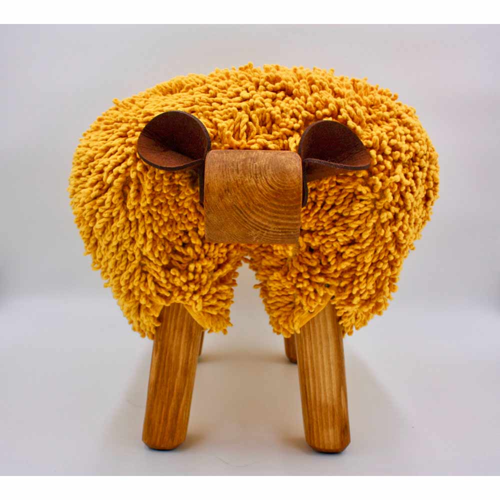 Foot Rest - Welsh Sheep - Original Ewemoo - Mustard