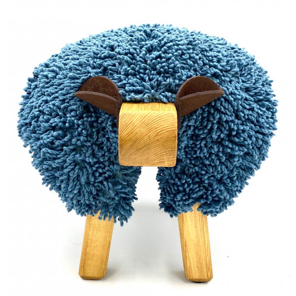 Foot Rest - Welsh Sheep - Original Ewemoo - Blue Stone