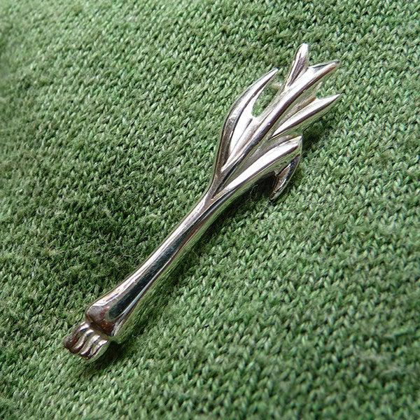 Pin / Brooch - Welsh Leek - Sterling Silver or Gold Plated