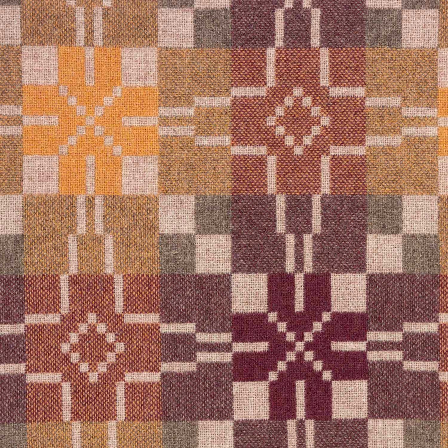 Throw / Blanket - Melin Tregwynt - Vintage Star - Clay