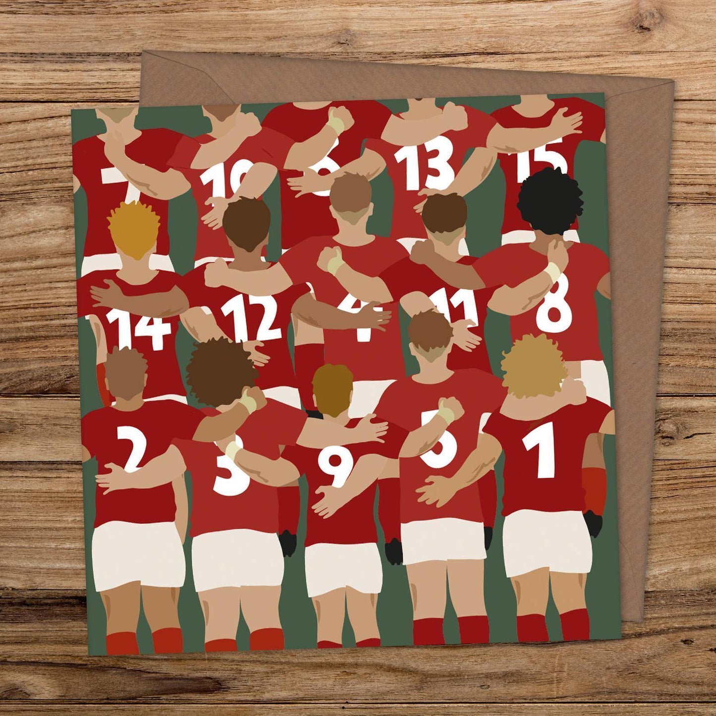 Card - Welsh Rugby - Welsh National Anthem