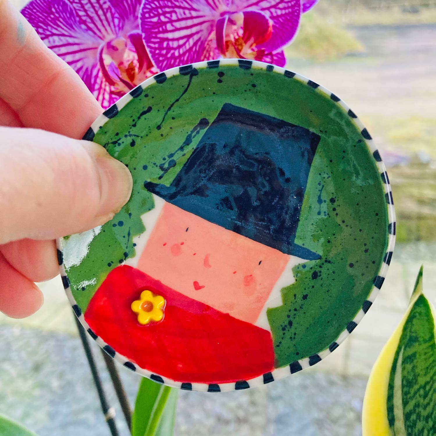 Ring / Trinket Dish / Plate - Welsh Lady