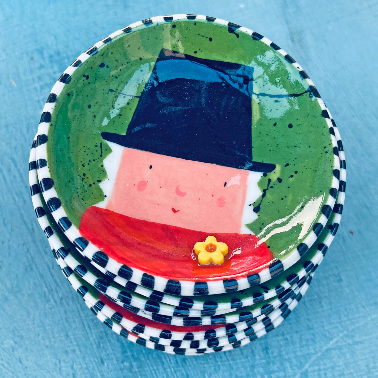 Ring / Trinket Dish / Plate - Welsh Lady