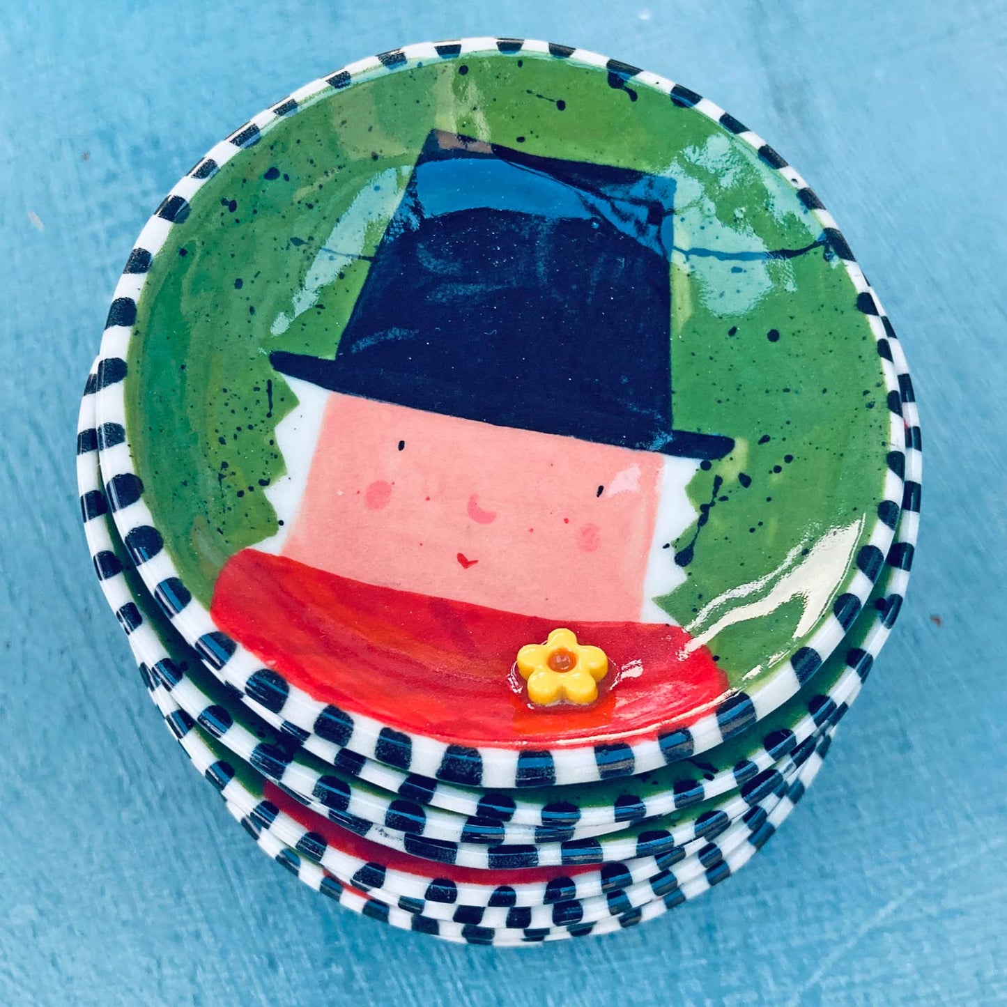 Ring / Trinket Dish / Plate - Welsh Lady