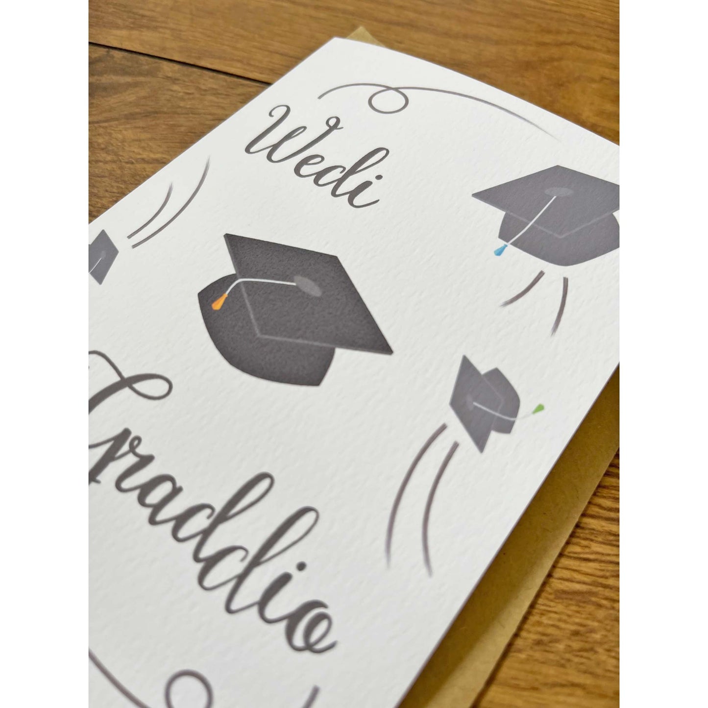 Card - Wedi Graddio - Graduation / Graduated