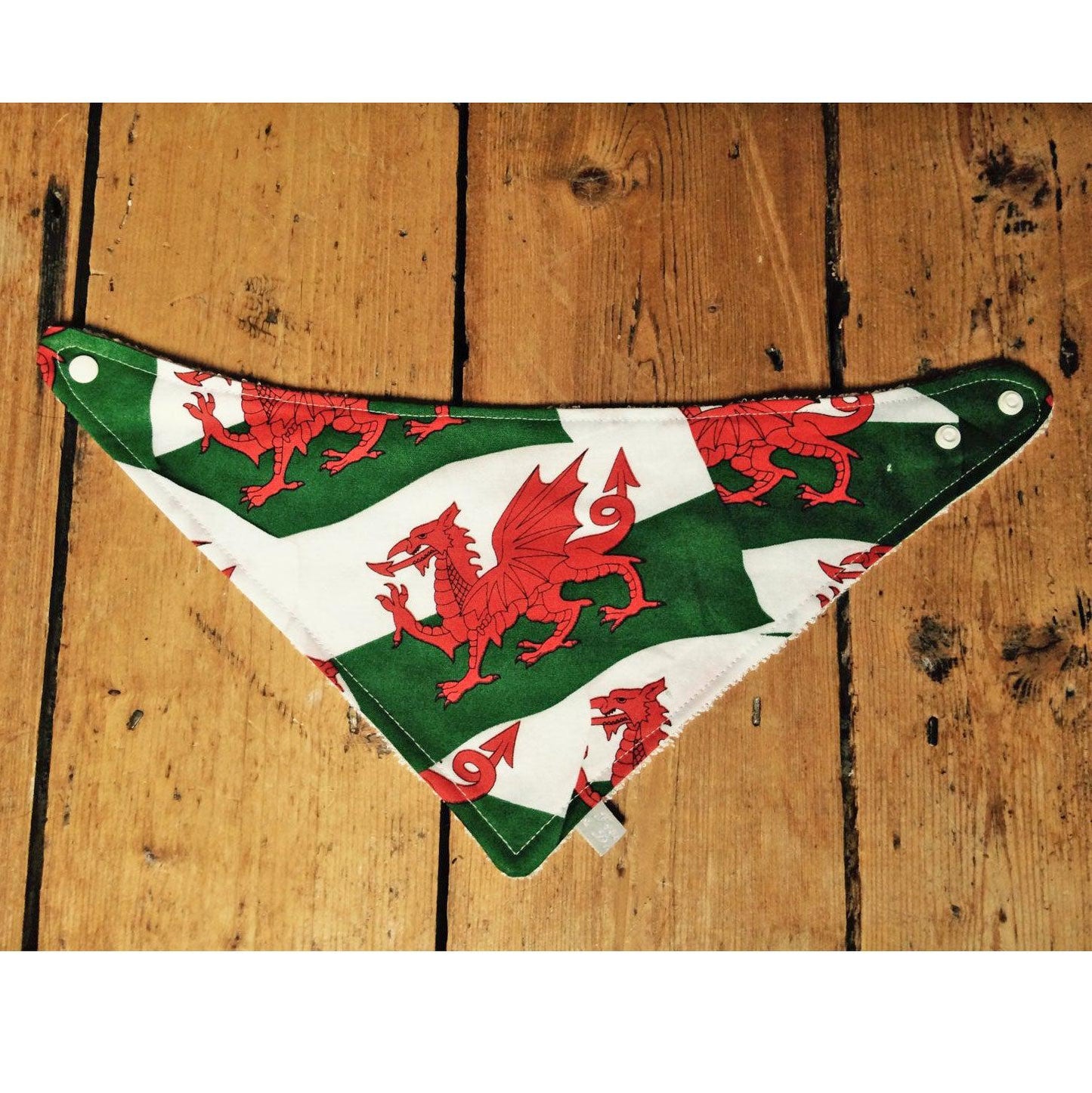 Dribble Bib / Bandana - Wales Flag - Welsh Dragon