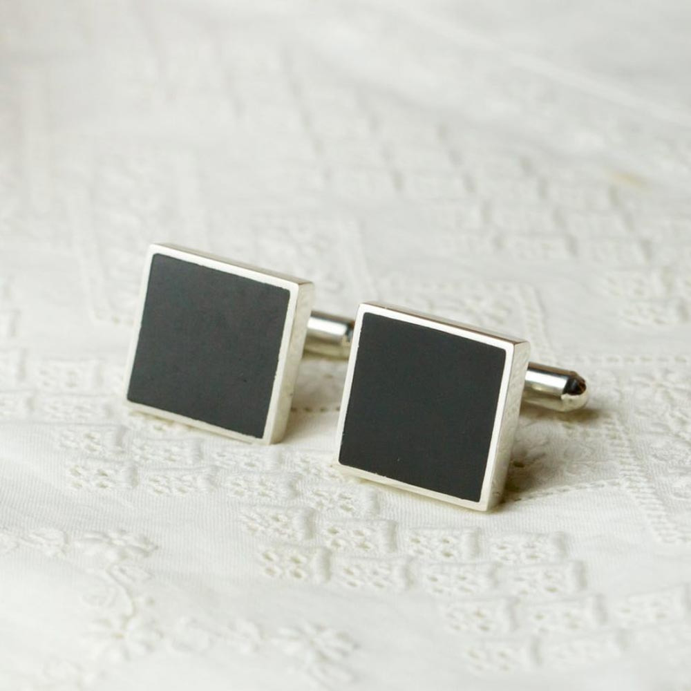 Cufflinks - Welsh Slate - 'Owain'