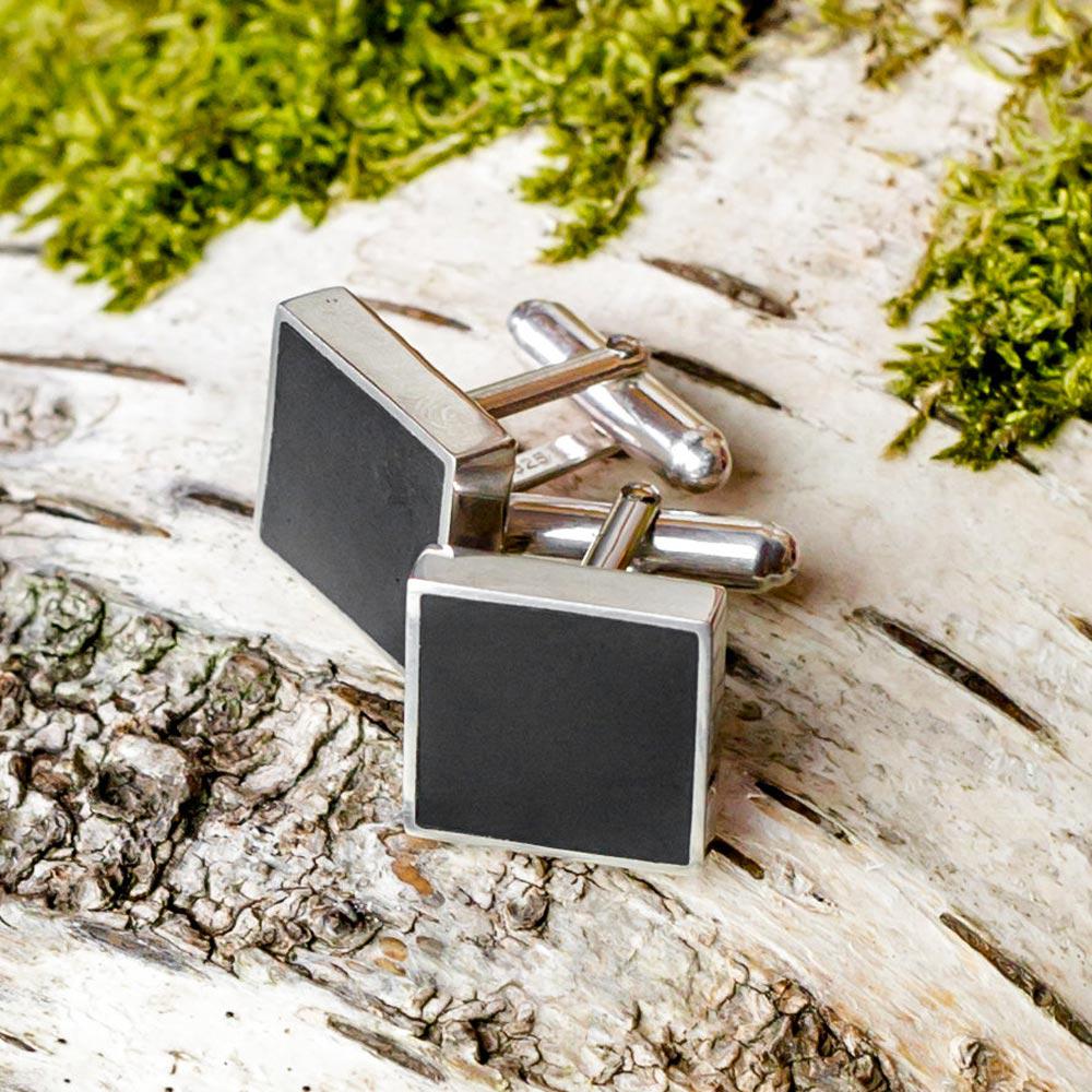 Cufflinks - Welsh Slate - 'Owain'