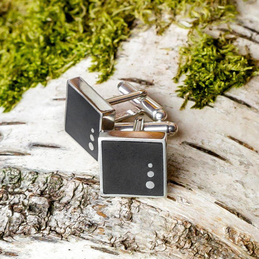 Cufflinks - Welsh Slate - 'Rhys'