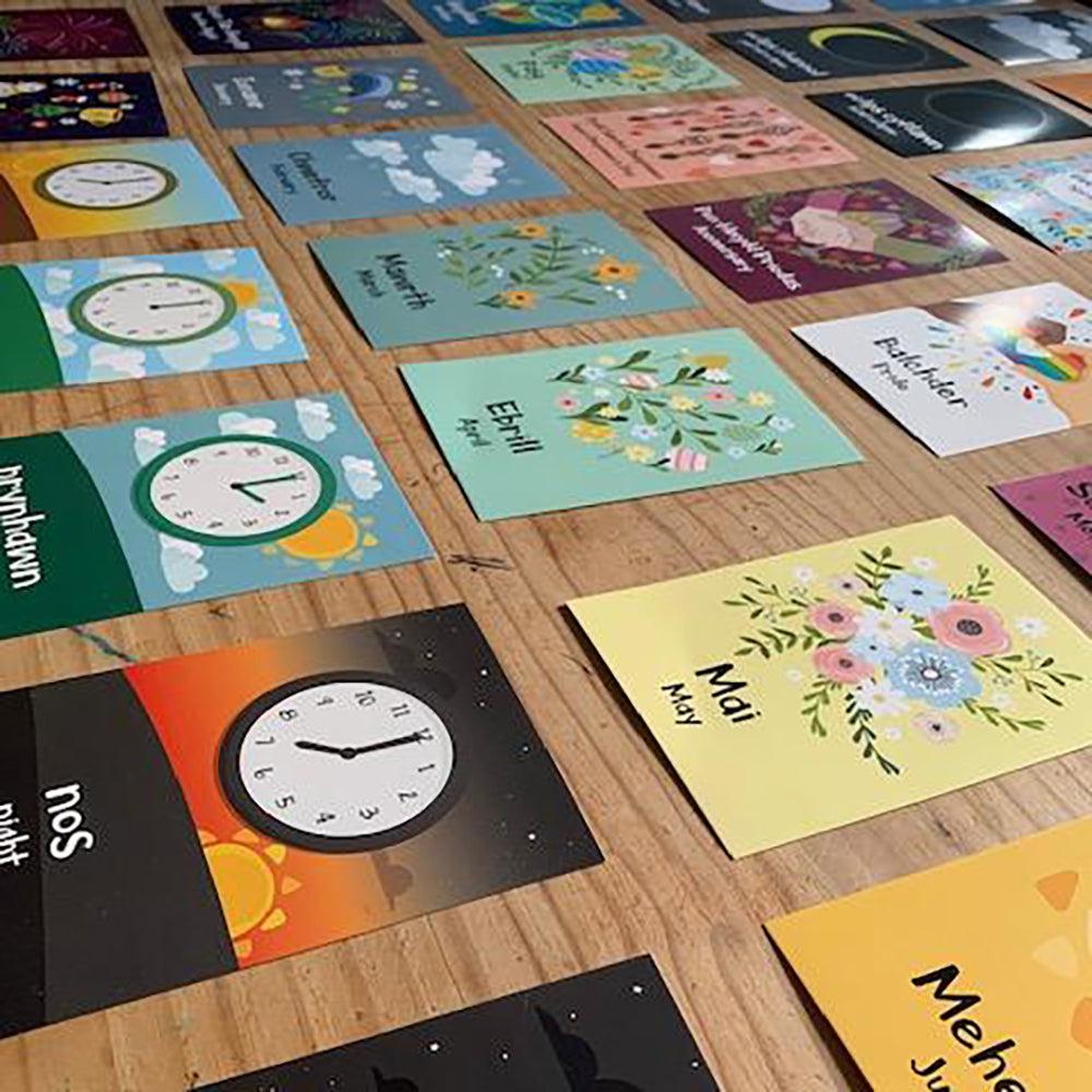 Welsh Flash Cards - Our Year