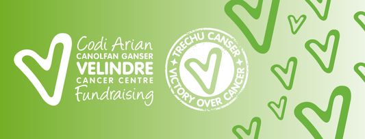 First £100 for Velindre Donated! Diolch o Galon!