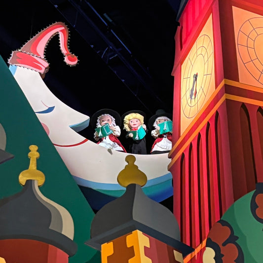Traditional Welsh Lady doll animatronic in It's a Small World ride at Disneyland Paris