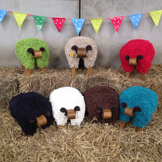 Sheep Foot Rest - Ewemoo - All The colours of the Rainbow!