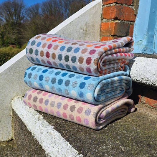 Pram Blanket - Melin Tregwynt - Mondo Spotty - Surf / Blues