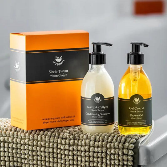 Hair & Body Gift Set - Myddfai - Sinsir Twym / Warm Ginger