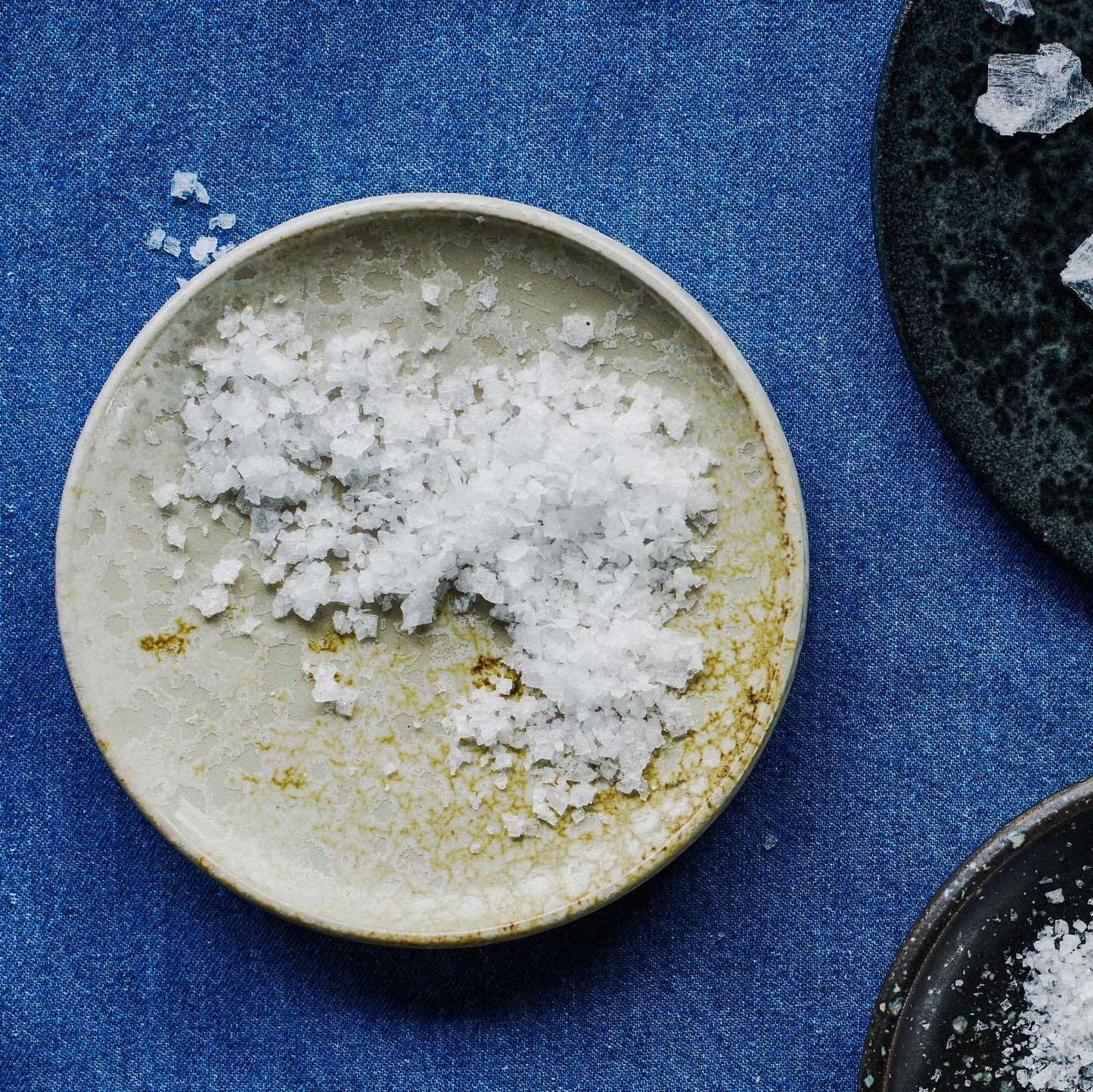 Halen Môn Gift Set - Mini Ceramic Canister Jars - Salt & Pepper