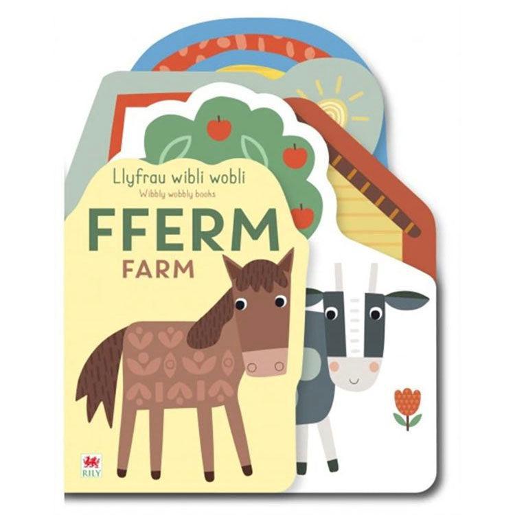 Board Book - Llyfrau Wibli Wobli: Fferm / Farm