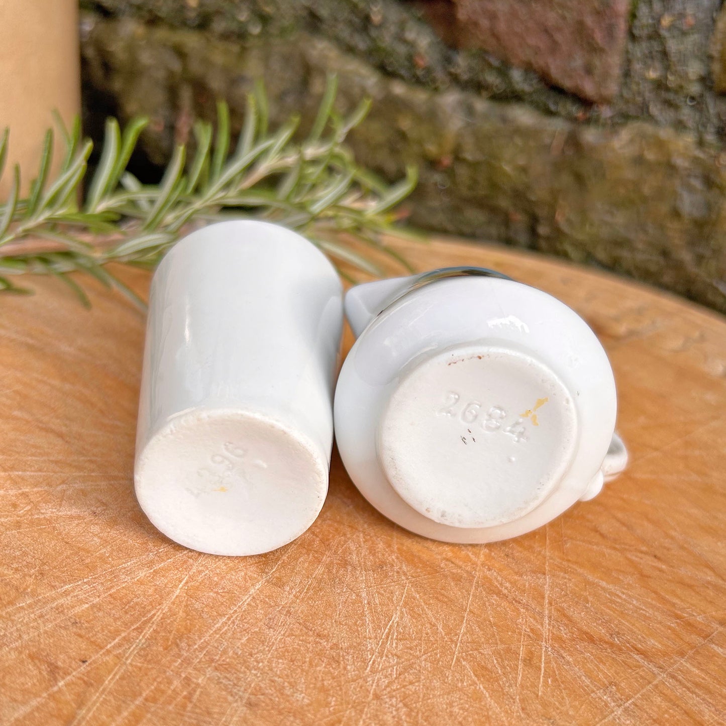 Miniature Jug & Pot Set - Welsh Costumes - Antique Souvenir (Preloved)