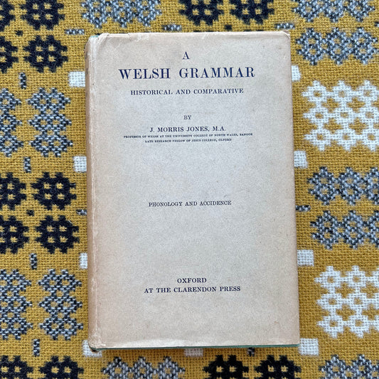 A Welsh Grammar - Historical and Comparative - 1930 (Preloved)