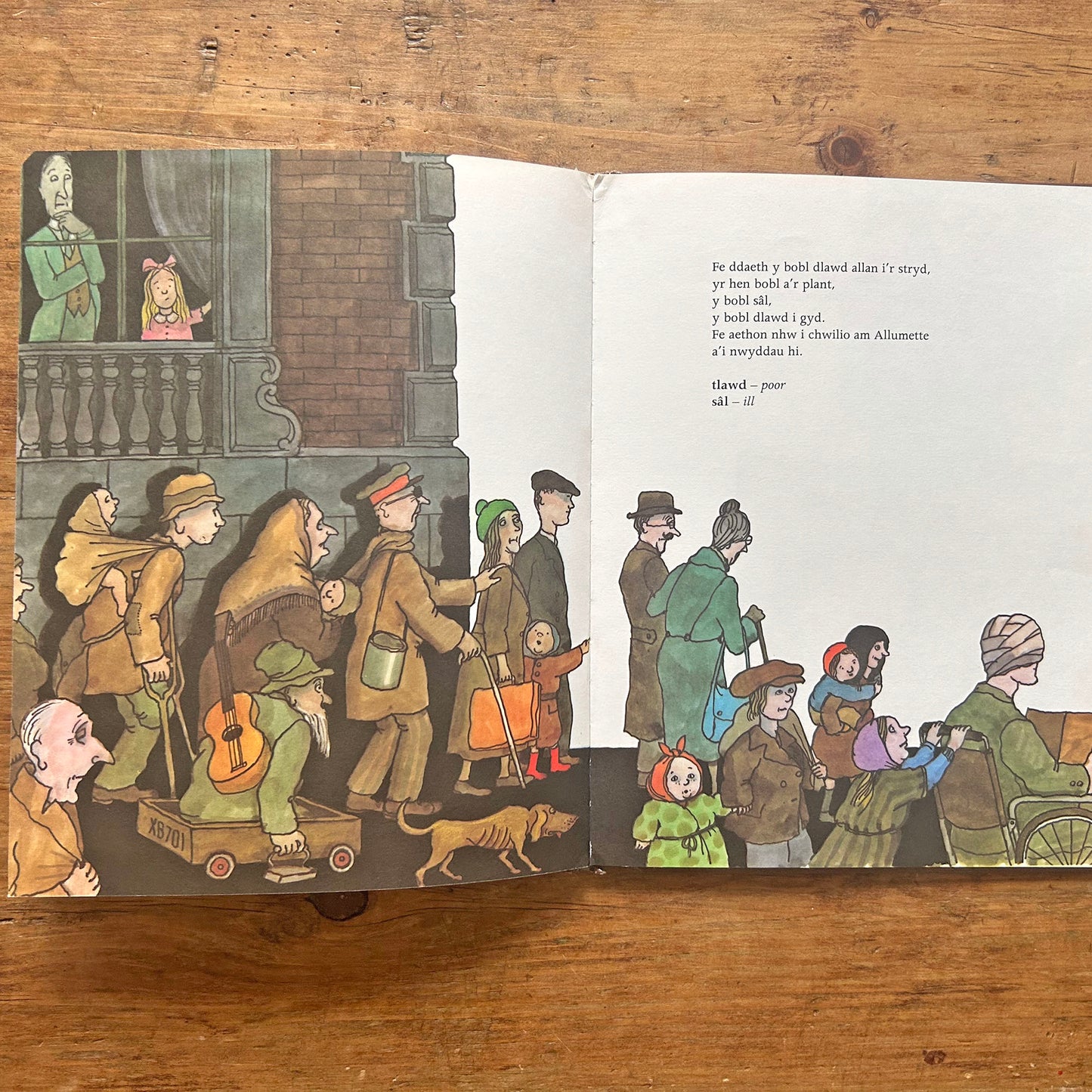 Allumette - Tomi Ungerer - Vintage Welsh Book (Preloved)