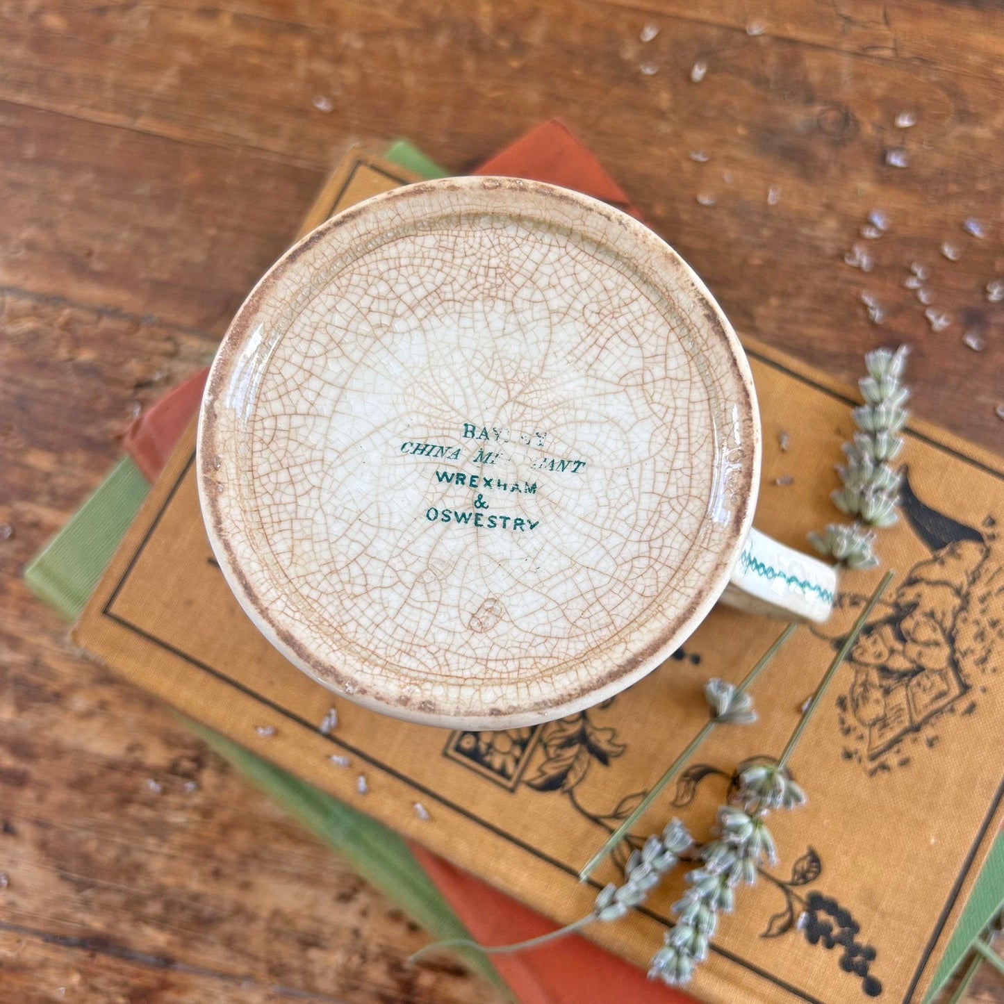 Antique Mug - Welsh Commemorative Marriage - 1884 (Preloved)