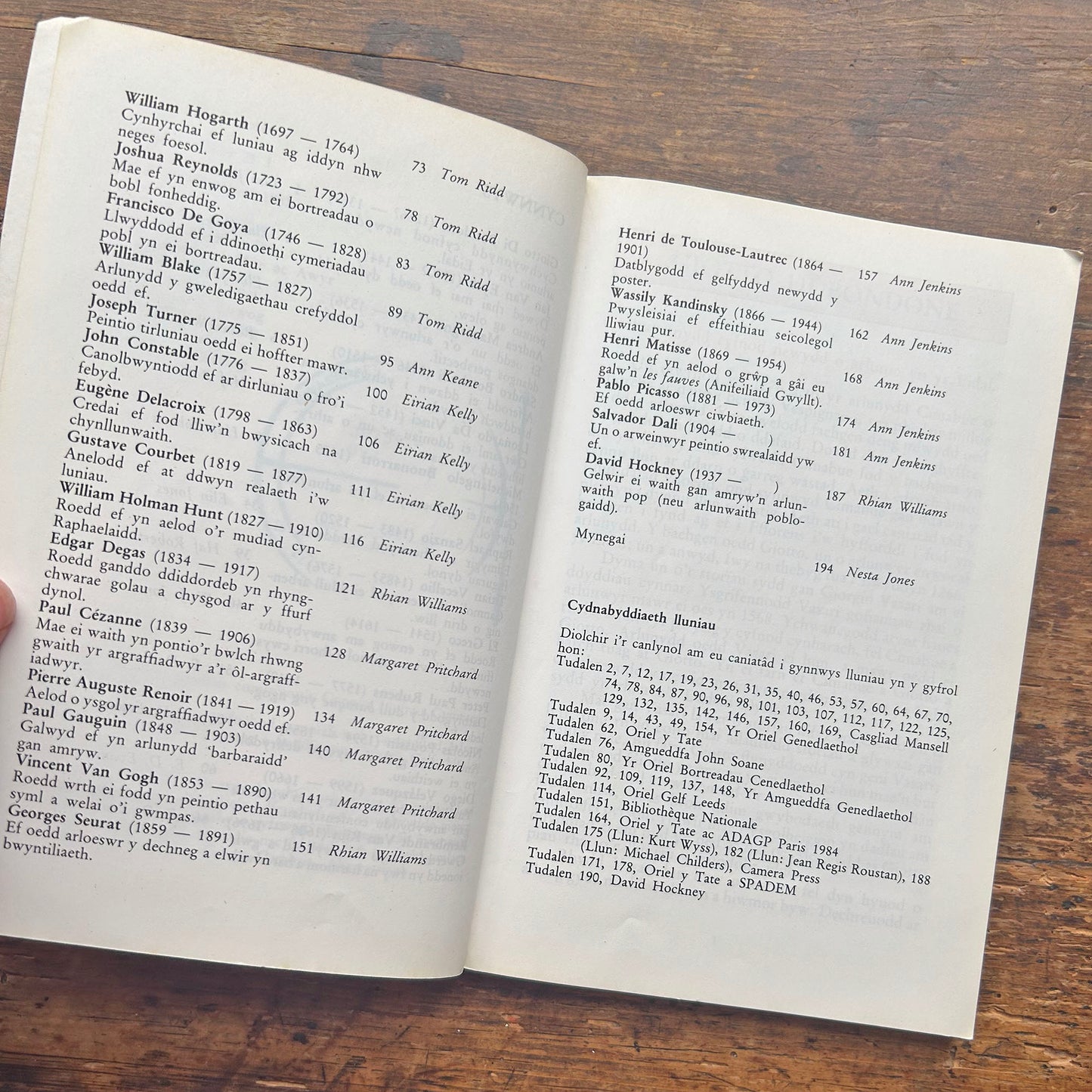 Arlunwyr Enwog - Cyfres Enwogion y Byd 9 (Preloved)