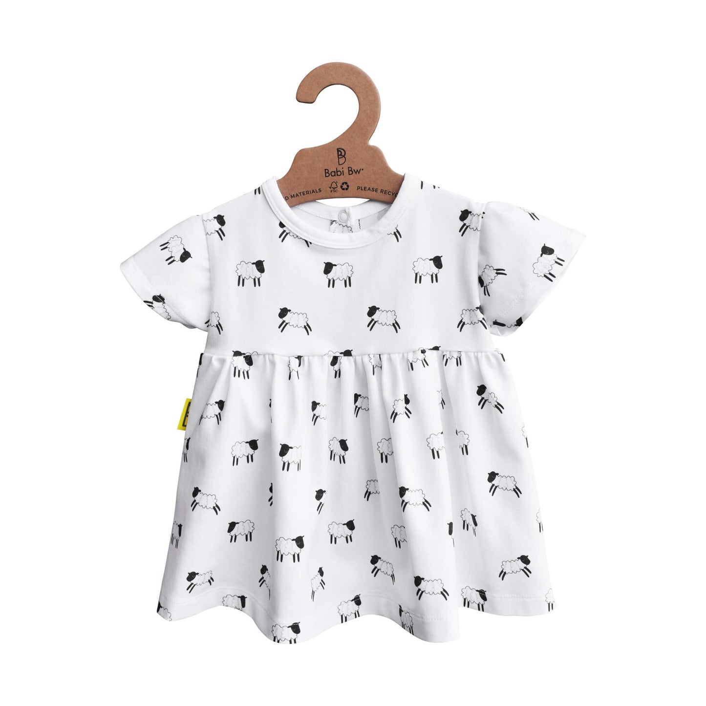 Baby / Kids Dress - Organic Cotton – Welsh Lambs - Handmade