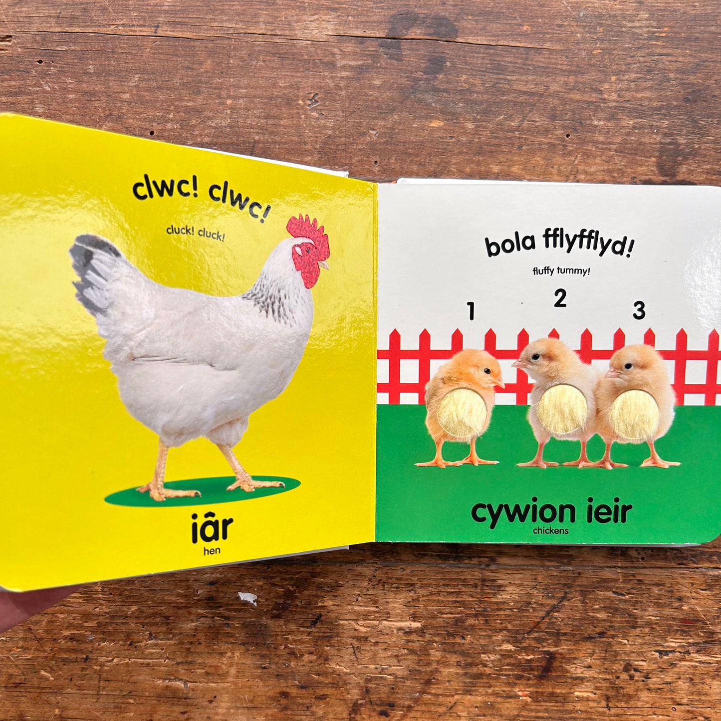 Babi Cyffwrdd a Theimlo - Anifeiliaid Fferm / Baby Touch and Feel: Farm Animals (Preloved)