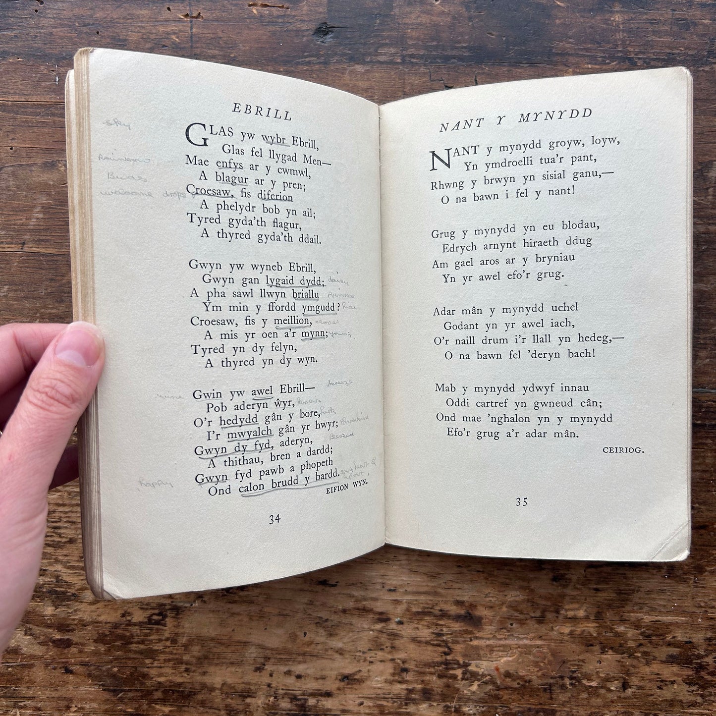 Barddoniaeth y Plant - Poetry for Children - Book II (Preloved)