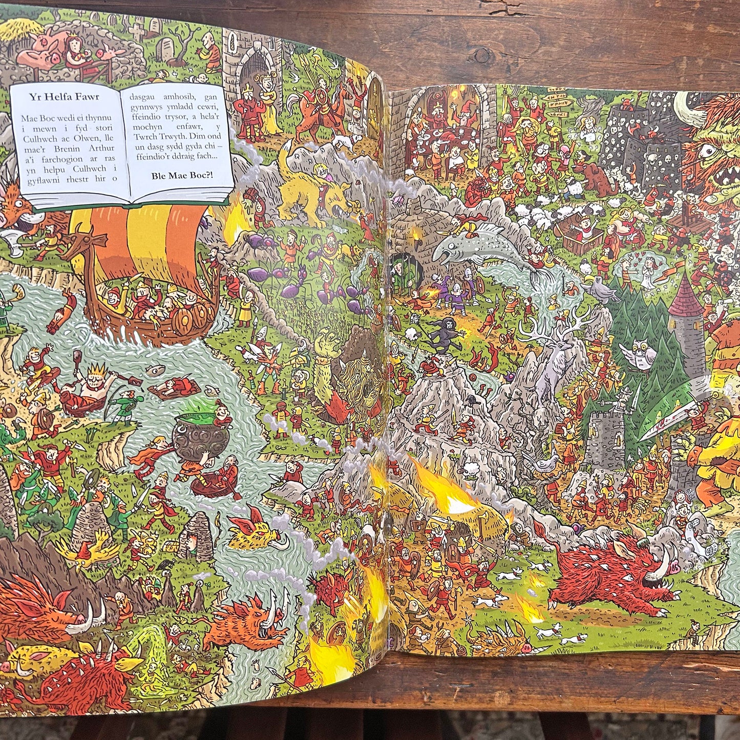 Ble Mae Boc?  Ar Goll yn y Chwedlau - Welsh Language