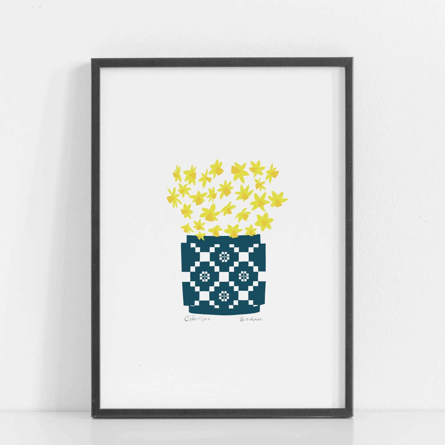 Print - Welsh Daffodils - Blodau