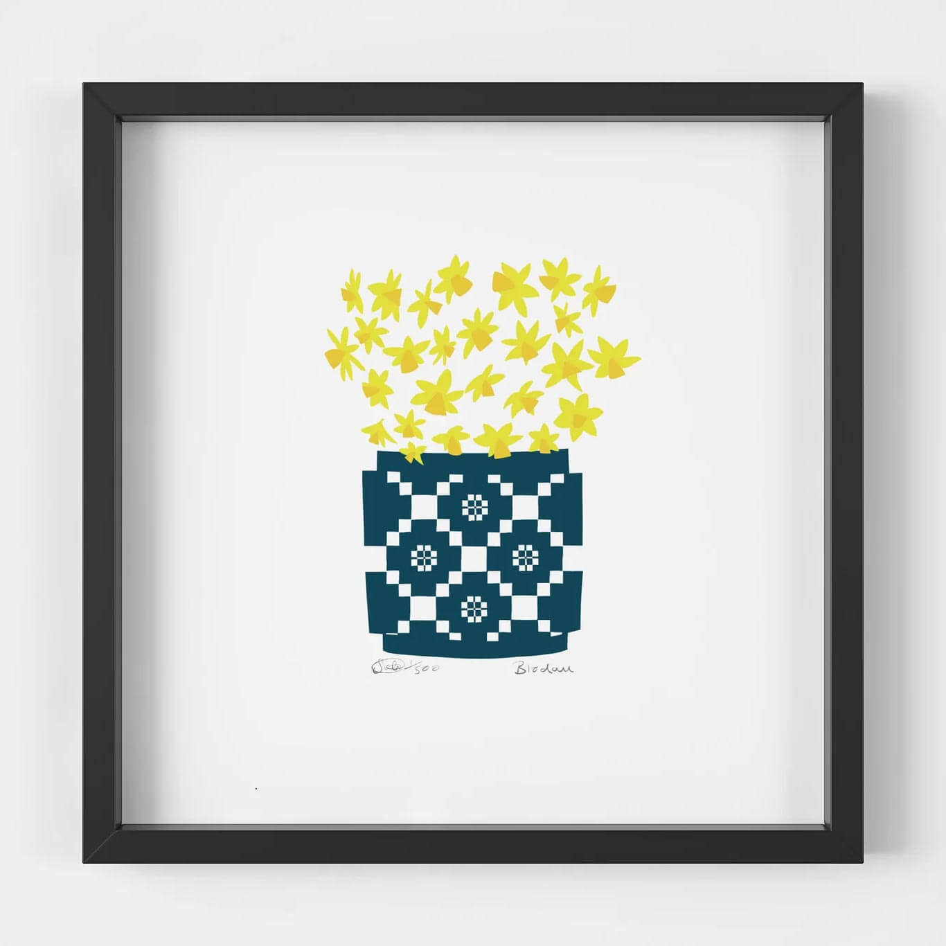 Print - Welsh Daffodils - Blodau