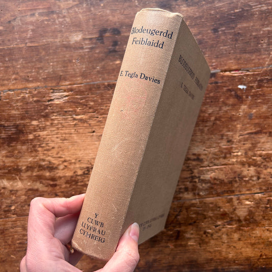 Blodeugerdd Feiblaidd - E. Tegla Davies - 1939 (Preloved)