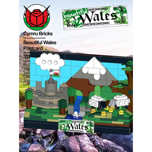Brick Set - Cymru Bricks - Beautiful Wales Postcard