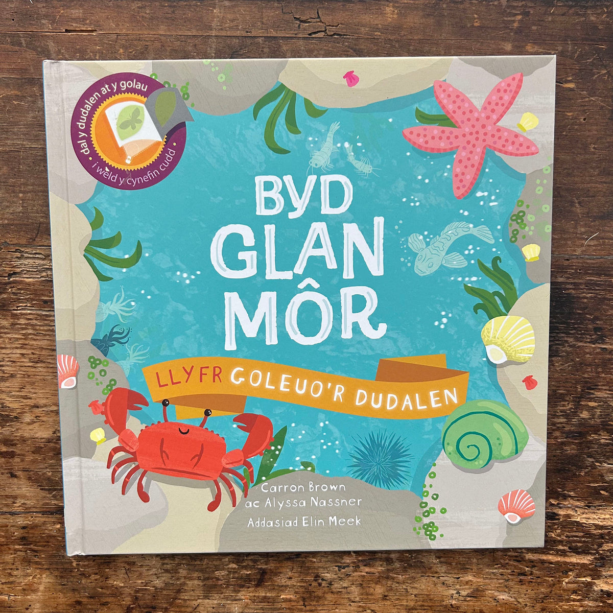 Byd Glan Mor - Llyfrau Goleuo'r Dudalen (Preloved)