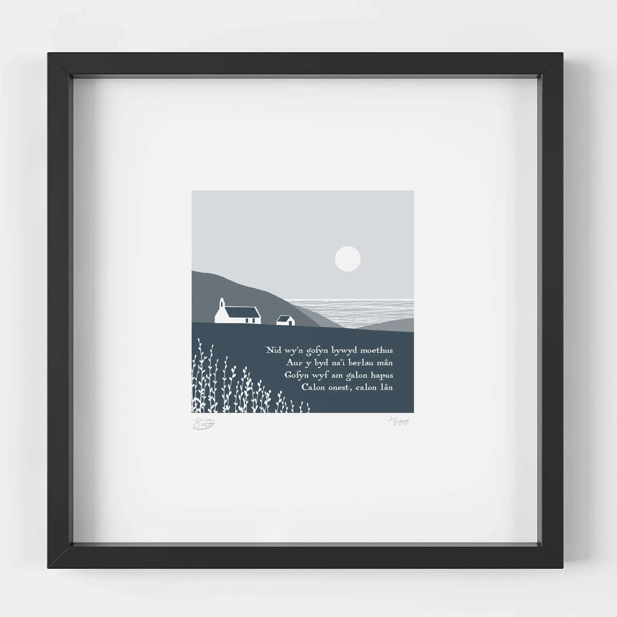 Print - Pluen - Welsh Chapel - Calon Lân – The Welsh Gift Shop